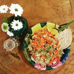 couscous salad at De Herbivoor in Groningen