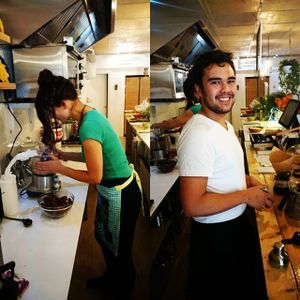 owners at De Herbivoor in Groningen