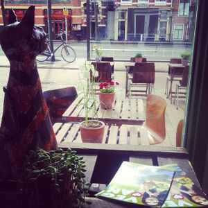 inside/outside at De Herbivoor in Groningen