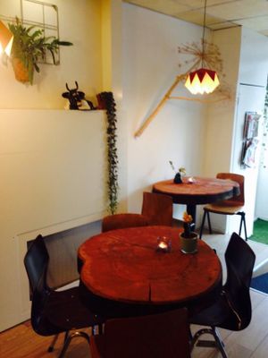 inside at De Herbivoor in Groningen