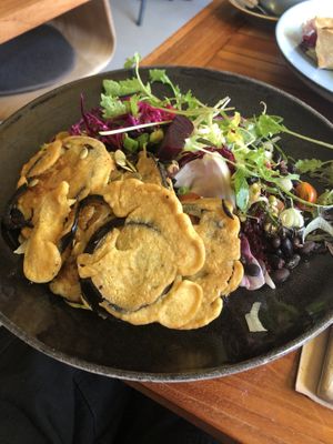 eggplant salad  at De Herbivoor in Groningen