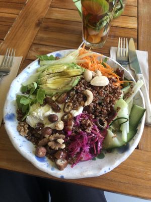 quinoa salad  at De Herbivoor in Groningen
