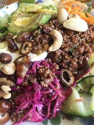 quinoa salad  at De Herbivoor in Groningen