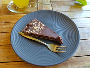 The real cake at De Herbivoor in Groningen