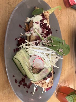 Seitan wrap  at De Herbivoor in Groningen