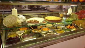 The counter at De Herbivoor in Groningen