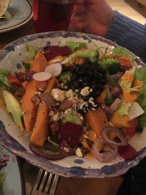 Sweet potato salade  at De Herbivoor in Groningen