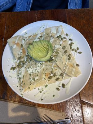 Green Sun’s Zenith Crepe  at Beerline Cafe in Milwaukee