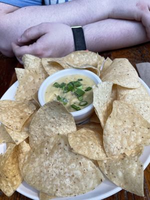 Jalapeno sauce + chips  at Beerline Cafe in Milwaukee