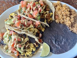 Huevos Rancheros  at Beerline Cafe in Milwaukee