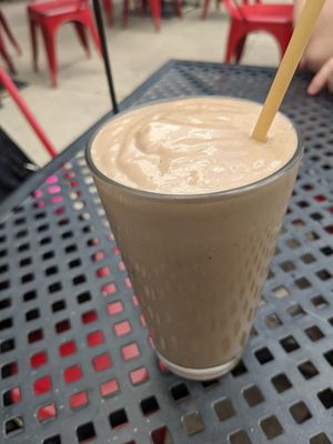 Chocolate Avocado Cayenne smoothie at Beerline Cafe in Milwaukee