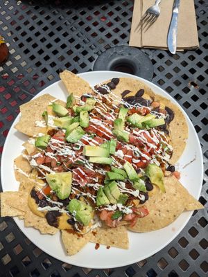Loaded nachos at Beerline Cafe in Milwaukee