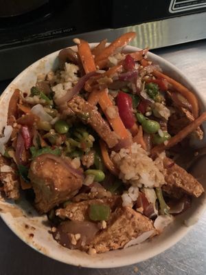 Dirty Vegan bowl at Sticky Rice in Richmond