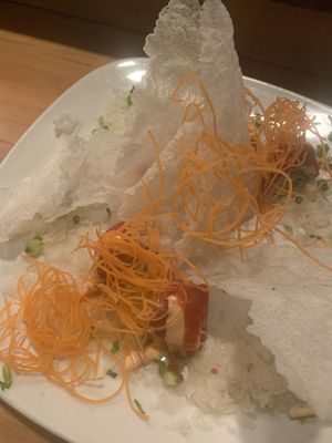 Vegan volcano... looked so good I couldn’t wait to take a pic😅 at Sticky Rice in Richmond