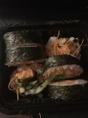 Hot hippy roll at Sticky Rice in Richmond