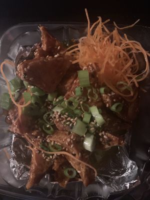 Tofu bites yummmmmm at Sticky Rice in Richmond