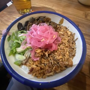 Congee  at The Hug and Pint in Glasgow