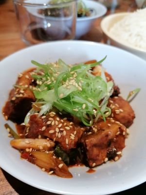 Tofu at The Hug and Pint in Glasgow