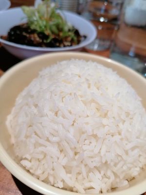 Jasmine rice at The Hug and Pint in Glasgow