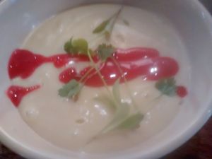 Coconut & mango puree at The Hug and Pint in Glasgow