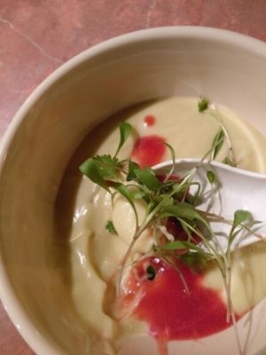 Mango dessert, beautiful flavours.  at The Hug and Pint in Glasgow