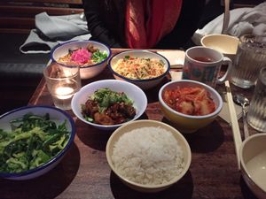 All the plates! Get as much as you can!  at The Hug and Pint in Glasgow