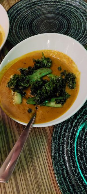 Vegetable korma at Indian Temptation in Bath