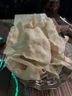 Popadoms   at Indian Temptation in Bath