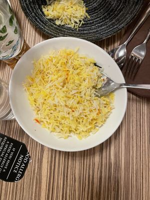 Pilau rice   at Indian Temptation in Bath