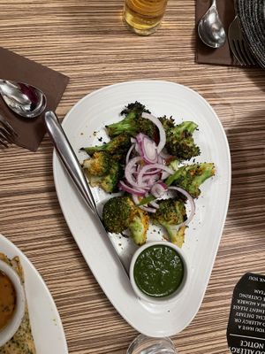 Spicy broccoli 🥦   at Indian Temptation in Bath