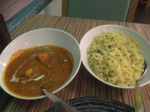 Paneer masala at Indian Temptation in Bath