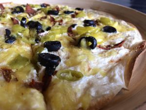 Tarte Flambée at Pirates in Heidelberg