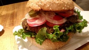 HEMP-Burger at BioBurgerMeister in Salzburg