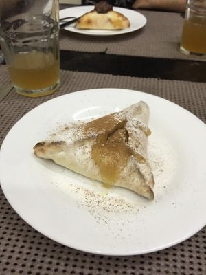 Vanilla sfiha. at Casa Siria in Sao Caetano Do Sul