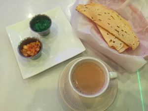 masala chai at Tandoor in Lexington