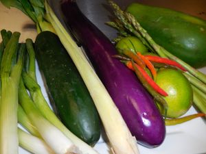 we select fresh ingredients for our cooking. at Golden Teak in Tacoma