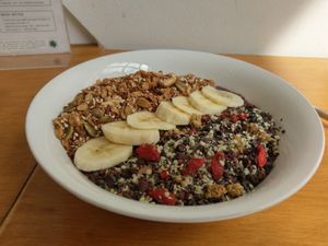 Acai bowl. at ROOTS - Amstelveenseweg in Amsterdam