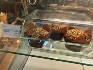 Gf vegan muffins - delicious! at ROOTS - Amstelveenseweg in Amsterdam
