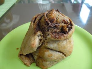 Cinnamon rolls with figs at Mix of Figs in Sofia