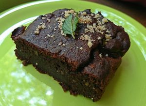 Brownie with dates  at Mix of Figs in Sofia