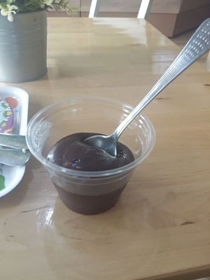 Chocolate pudding. at Mix of Figs in Sofia