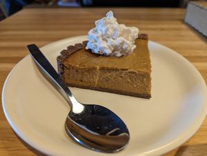 Squash pie at True Food Kitchen in Houston