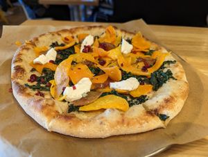 Roasted Butternut Squash pizza at True Food Kitchen in Houston