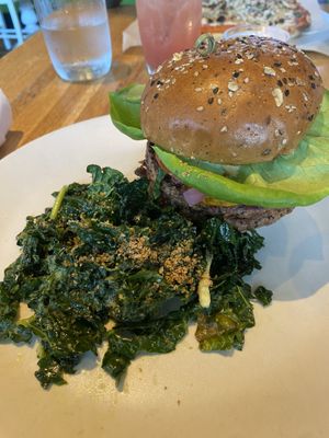 Vegan burger   at True Food Kitchen in Houston