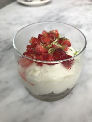 Key Lime Mousse at True Food Kitchen in Houston
