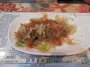 Green bean noodle at Fu Hsin Vegetarian in Tainan