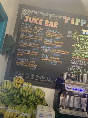 Juice bar at Tippi Teas in El Paso