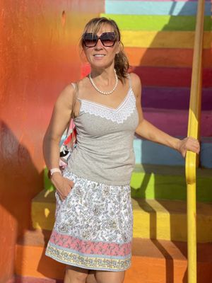 Very cute entrance stairway at Tippi Teas in El Paso