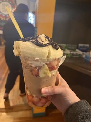 Banana split- 2 scoops  at Tippi Teas in El Paso