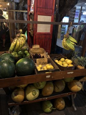 fruit for sale  at Alkaline Restaurant in Canggu